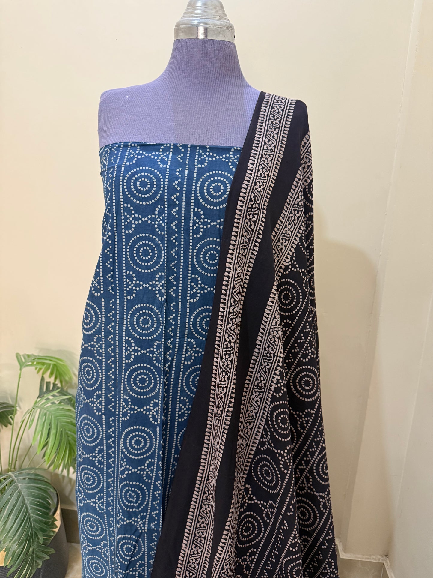 2 Piece (Natural dye) Indigo