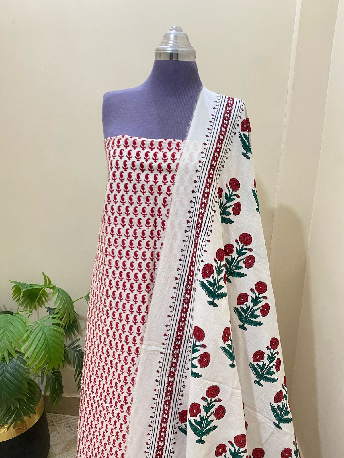 2 Piece (Block print)
