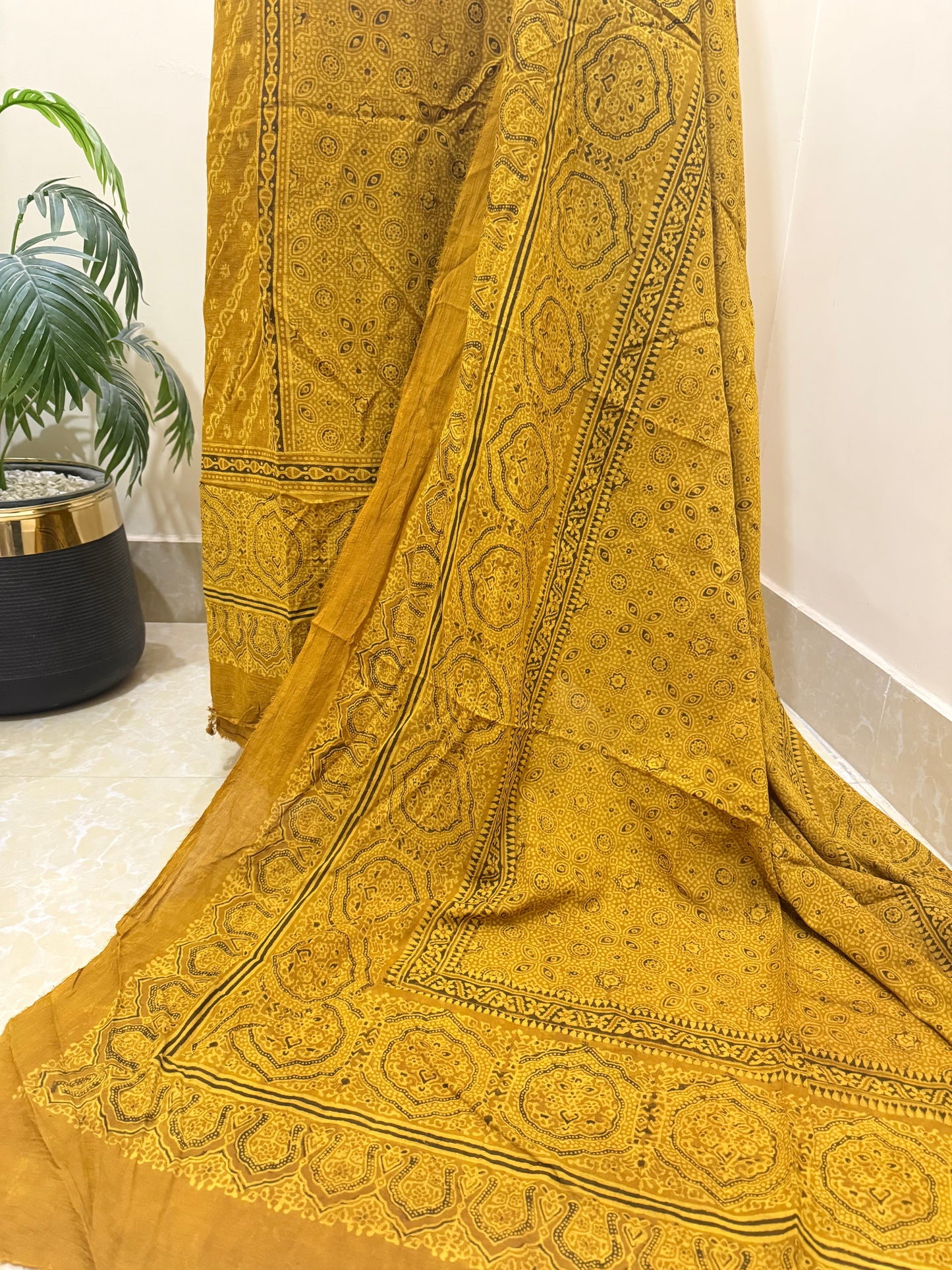 2 piece (Natural dye) mustard