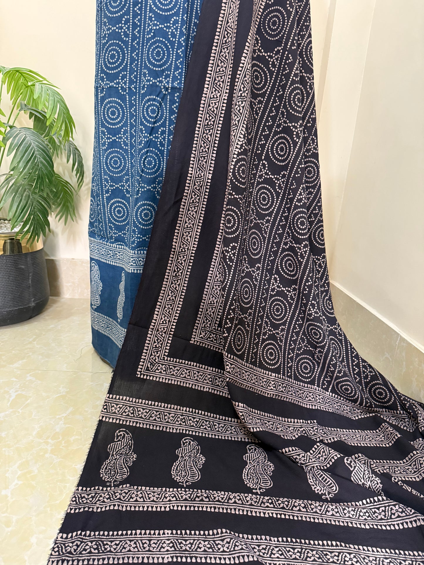 2 Piece (Natural dye) Indigo