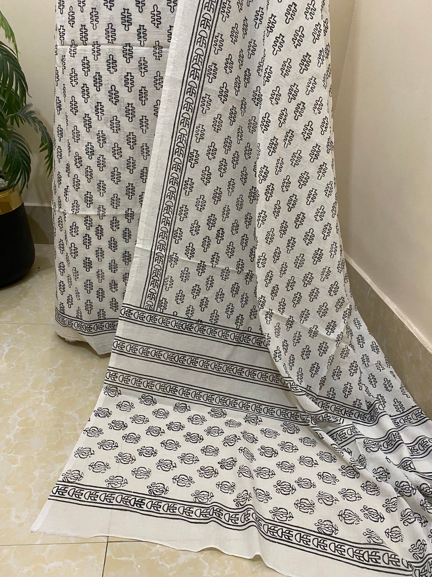 2 piece (block print)